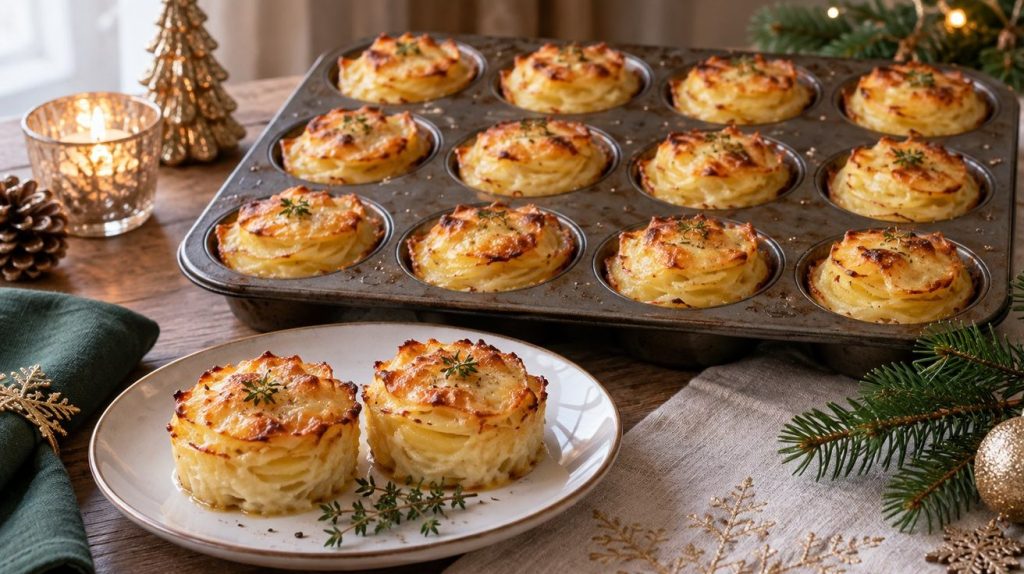 À Noël, ces gratins dauphinois cuisent dans 12 alvéoles : cette méthode simplifie le service après 50 minutes