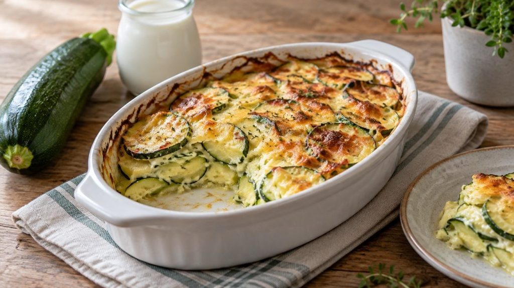 Gratin de courgettes sans crème fraîche : l’astuce légère qui le rend aussi fondant et gourmand