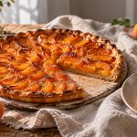Stop aux desserts d’été laborieux : cette tarte fine aux abricots réclame juste une pâte, des fruits sucrés et un four : présentation du plat